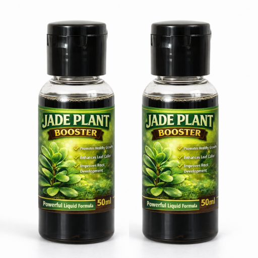 Jade Plant Booster for Speed Growth Pack (2 x 50 ml) | Jade Plant Growth Booster Liquid & Organic Plant Booster Liquid Fertilizer | Liquid Fertilizer for Indoor Good Luck Jade Plants Home Garden