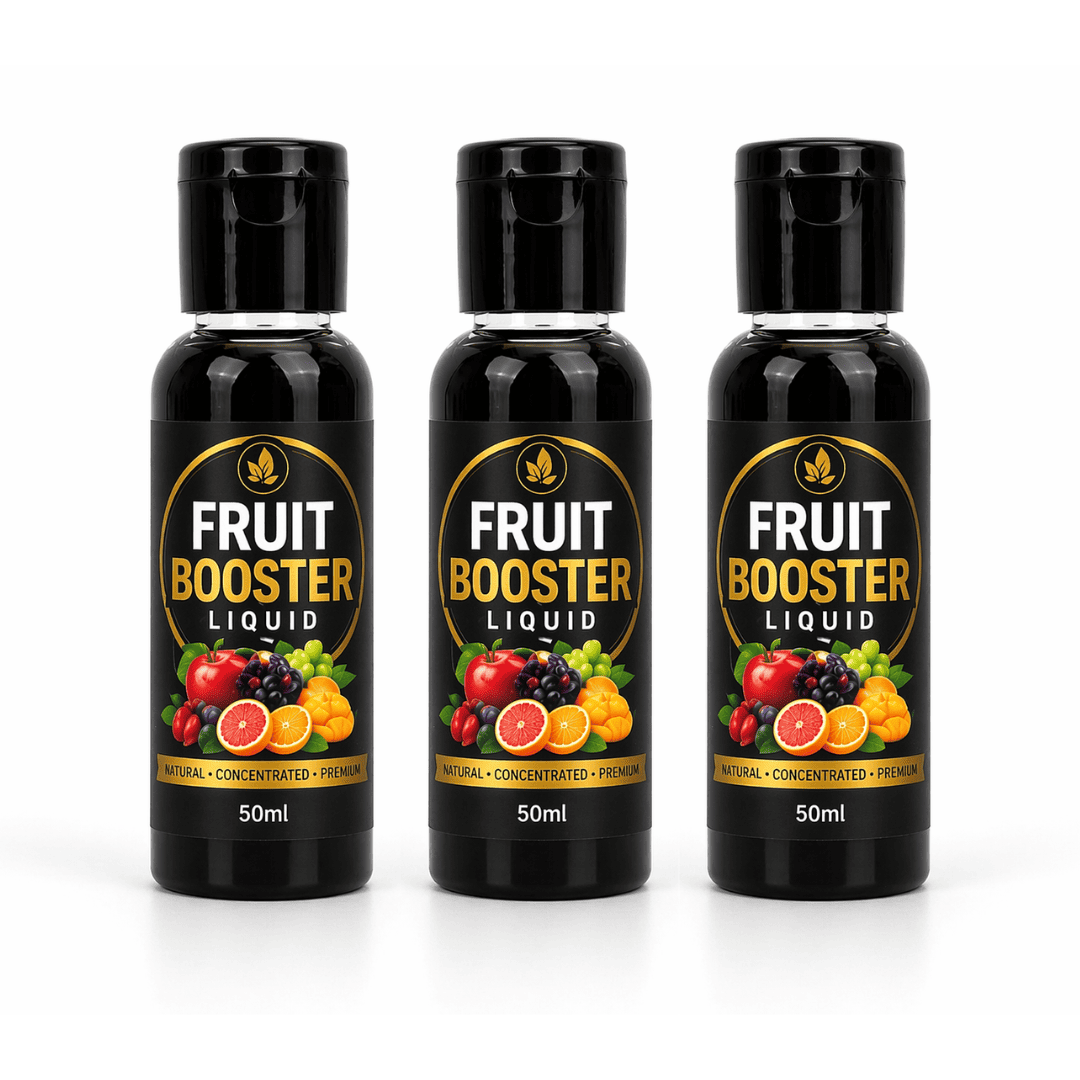 Organic Fruit Booster Liquid Fertilizer | Plant Growth Enhancer Booster Enriched Essential for High Yield Fruits (50ml X 3)