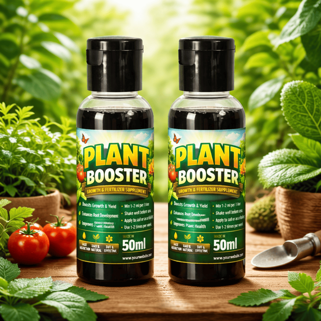 Organic Plant Boost Liquid Biofertilizer | 100% Organic | Plant Booster for Speed Growth | Healthy Roots & Speed Growth Natural Fertilizer for Indoor & Outdoor Plants (2 X 50ml) - Image 3