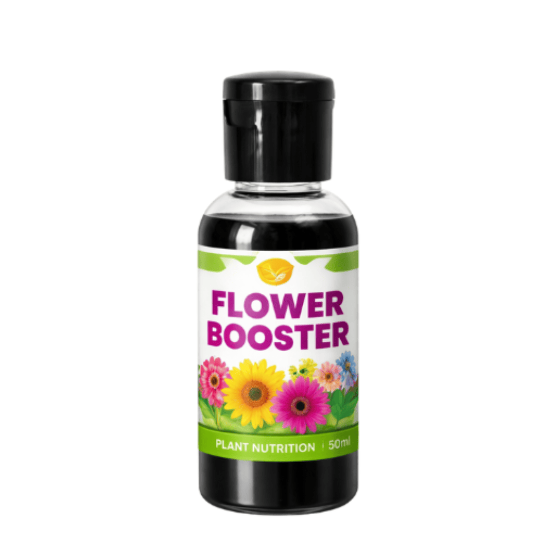 Flower Bloom Booster Liquid, Organic Flower Bloom Liquid Fertilizer Enhancer Booster Enriched Essential for Heavy Bloom Healthy Growth, Bushy Flowers (50ml X 1)