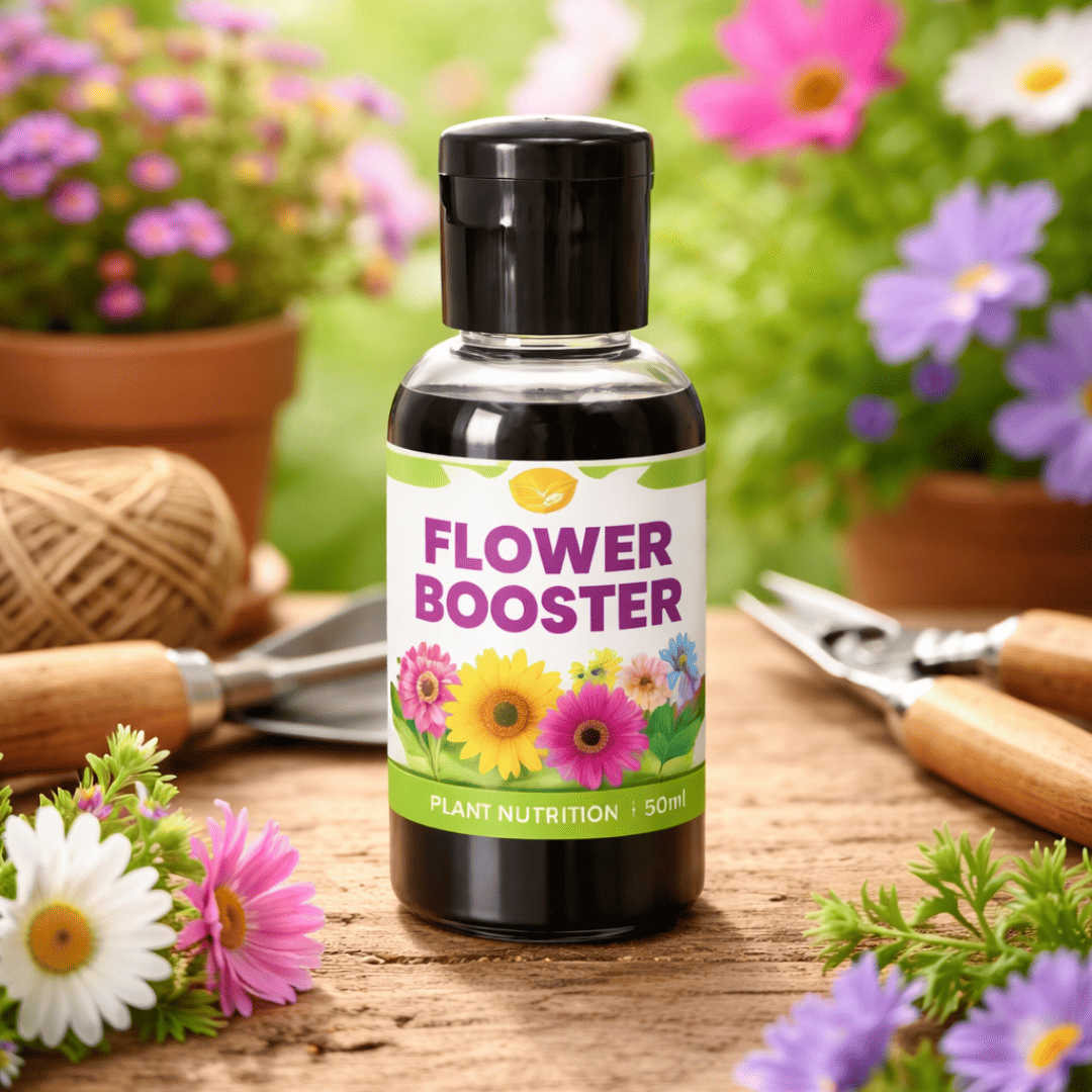 Flower Bloom Booster Liquid, Organic Flower Bloom Liquid Fertilizer Enhancer Booster Enriched Essential for Heavy Bloom Healthy Growth, Bushy Flowers (50ml X 1) - Image 3