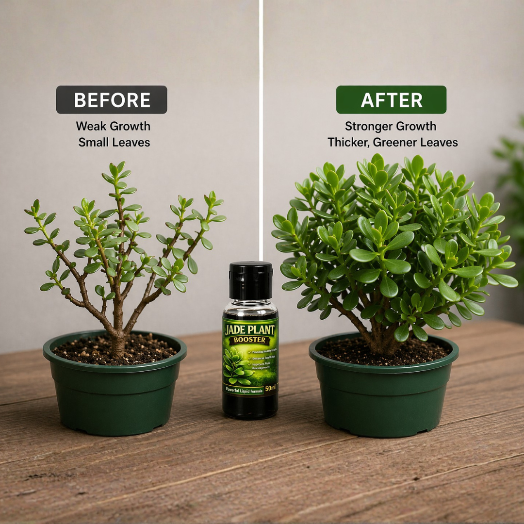 Jade Plant Booster for Speed Growth Pack (2 x 50 ml) | Jade Plant Growth Booster Liquid & Organic Plant Booster Liquid Fertilizer | Liquid Fertilizer for Indoor Good Luck Jade Plants Home Garden - Image 5