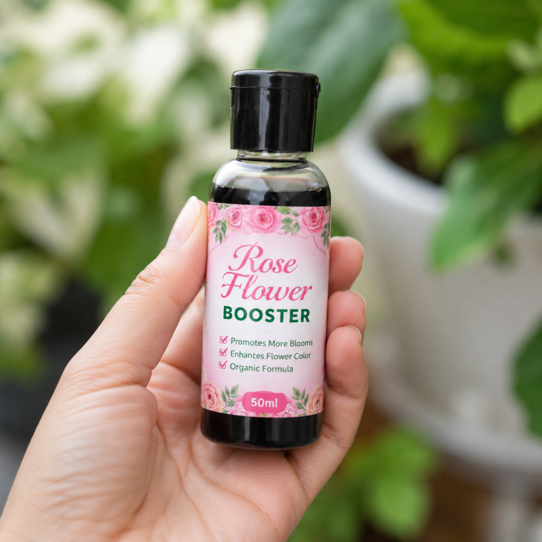 Rose Flower Bloom Booster Liquid Fertilizer | Organic Rose Flowers Growth Booster Enhancer Promotes More Buds, Bigger & Vibrant Flowers | Enhances Continuous Blooming & Plant Health Pack Of 3 (50ml X 3) - Image 4