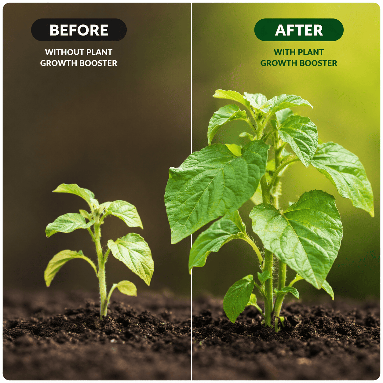Organic Plant Boost Liquid Biofertilizer | 100% Organic | Plant Booster for Speed Growth | Healthy Roots & Speed Growth Natural Fertilizer for Indoor & Outdoor Plants (2 X 50ml) - Image 4