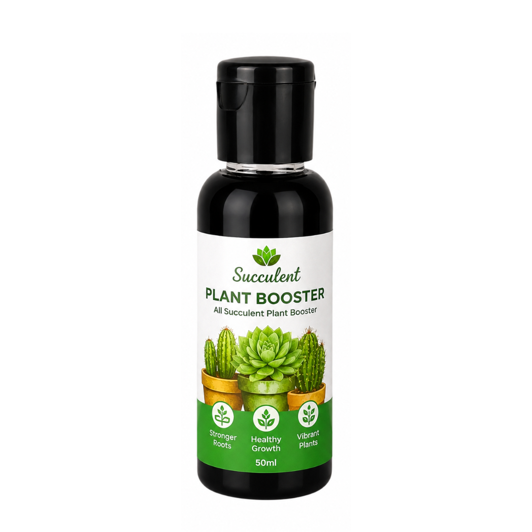 All Type Of Succulent Plant Booster for Speed Growth Pack (1 x 50 ml) | All Type Of Succulent Plant Growth Booster Liquid & Organic All Type Of Succulent Plant Booster Liquid Fertilizer | Liquid Fertilizer for All Type Of Succulent Plants Home Garden (Pack Of 1)