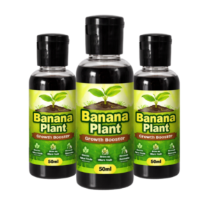 Banana Plant Booster for Speed Growth Pack (3 x 50 ml) | Banana Plant Growth Booster Liquid & Organic Banana Plant Booster Liquid Fertilizer | Liquid Fertilizer for Banana Plants Home Garden (Pack Of 3)