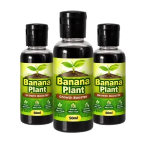 Banana Plant Booster for Speed Growth Pack (3 x 50 ml) | Banana Plant Growth Booster Liquid & Organic Banana Plant Booster Liquid Fertilizer | Liquid Fertilizer for Banana Plants Home Garden (Pack Of 3)